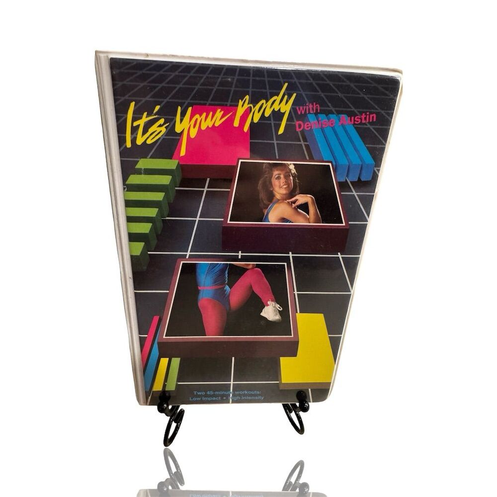 Vintage "It's Your Body" VHS Denise Austin 1986 Aerobics Workout Tape